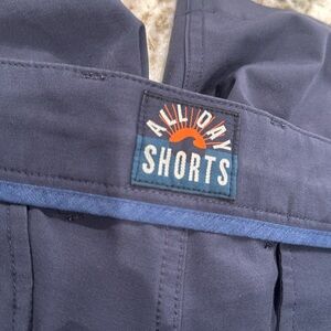 Faherty All Day Short Navy Sz 34 9”